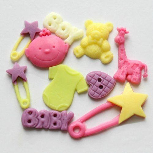 Baby Brooch Bear Silicon Cake Mold N3