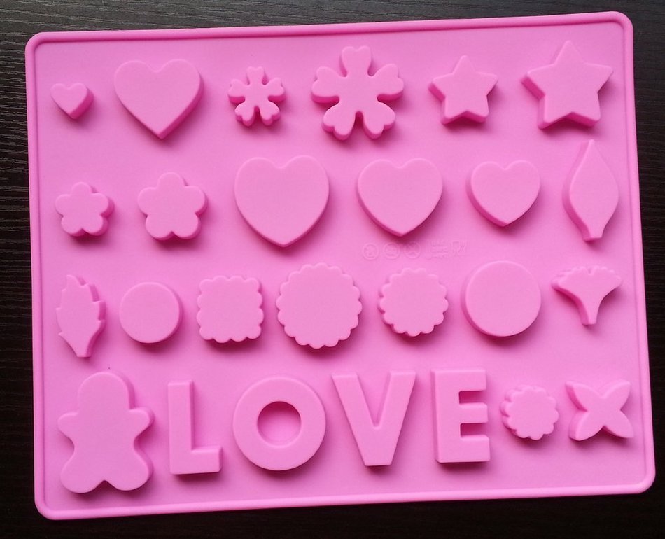 Love Heart Silicone Non Stick Birthday Cake Mold Chocolate Jelly Candy Biscuit Mould N2