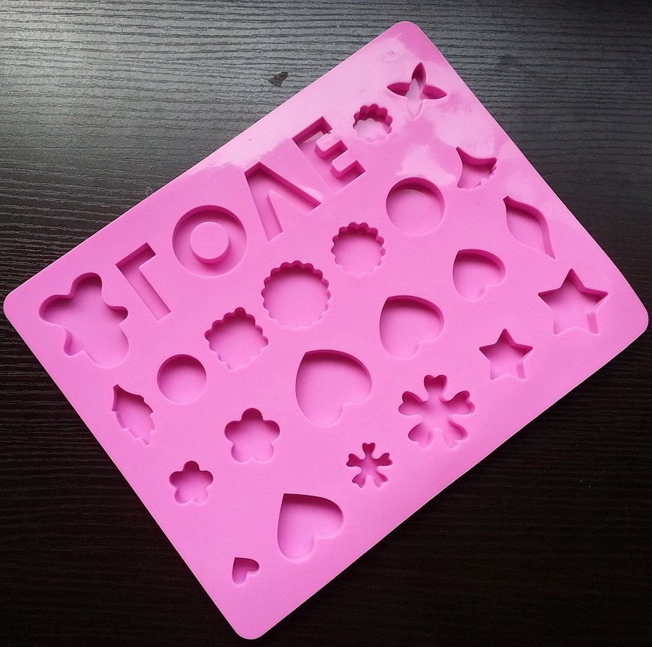 Love Heart Silicone Non Stick Birthday Cake Mold Chocolate Jelly Candy Biscuit Mould N3