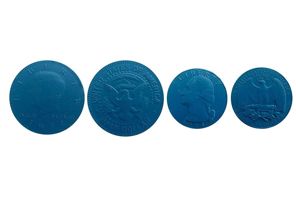 O.K Molds silicone coin cake decorating fondant gompaste supply M4931 N2