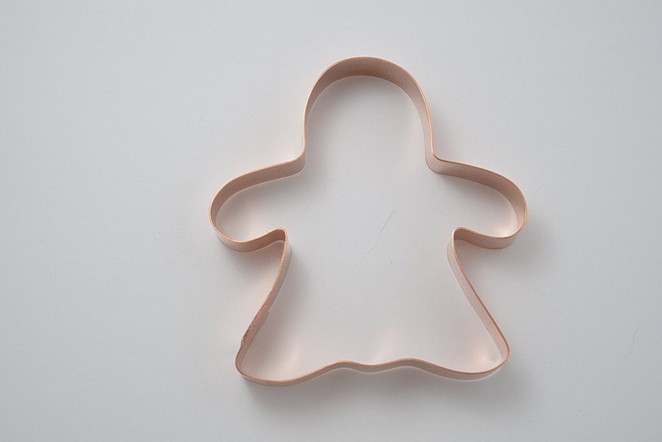 Cute Halloween Ghost Copper Cookie Cutter N3