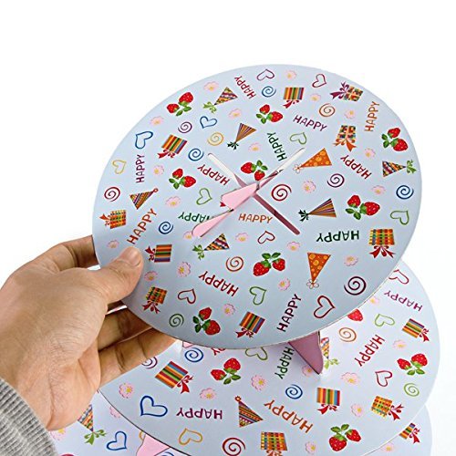 Gacube Birthday Party Wedding Decor 3 Tier Cupcake Cake Paper Stand N3
