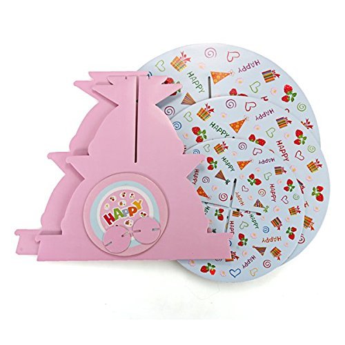 Gacube Birthday Party Wedding Decor 3 Tier Cupcake Cake Paper Stand N4