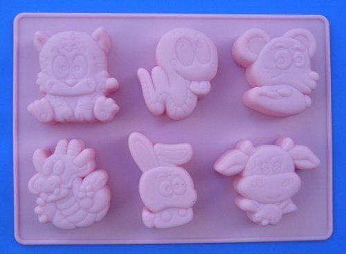 Chinese zodiac animals #2 Silicone cake mold Soap molds Decoration mould