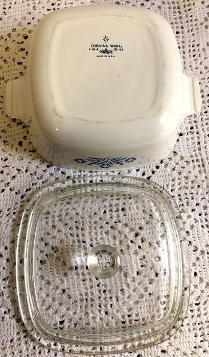 Vintage Corningware Cornflower Blue 1.5 QT Casserole w Lid P-1 1/2- B N6