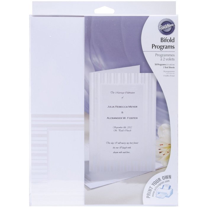 Wilton Ivory Keeping with Tradition Bifold Programs N3