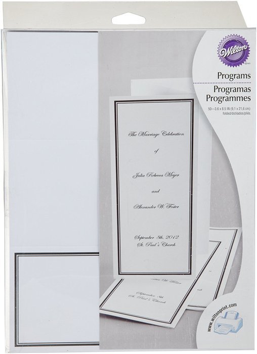 Wilton Ivory Keeping with Tradition Bifold Programs N4