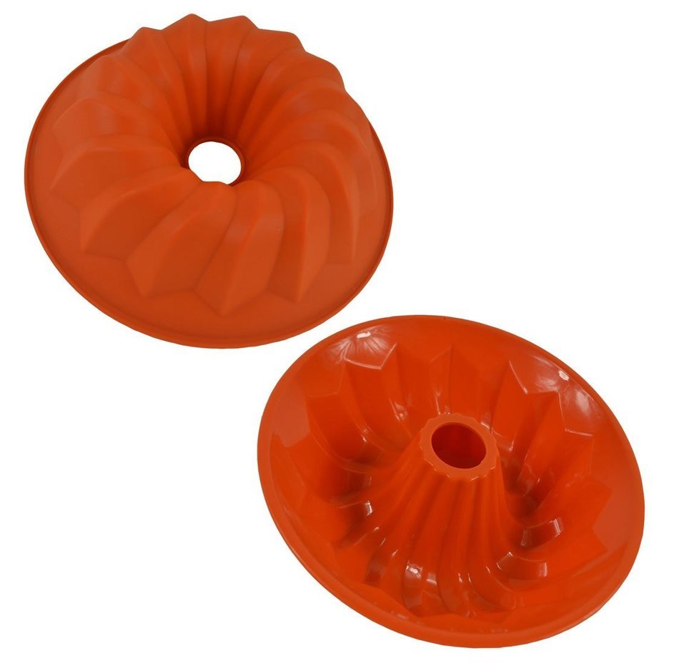 2pcs Silicone Non Stick DIY Cake Bread Mold Chocolate Jelly Candy Cookie Baking Mould N3