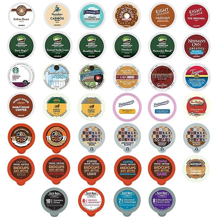 Custom Variety Pack Coffee for Keurig K-Cup Brewers, 40 Count