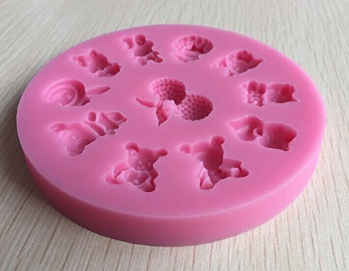 HSE AnimalS silicone mold silicone molds Fondant Cake Decoration Sugar Craft Tools baking tools cake tools N2
