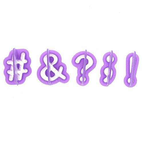 ASDOMO Lace Sugar Art Alphabet and Numbers Candy Fondant Chocolate Mold for Cake Decoration Cupcake Decorate Polymer... N7