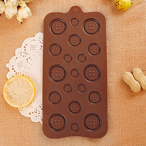Lariy Muffin Baking Button Chocolate Mould Candy Cupcake Cake Bakeware XMAS Mold Tray N5