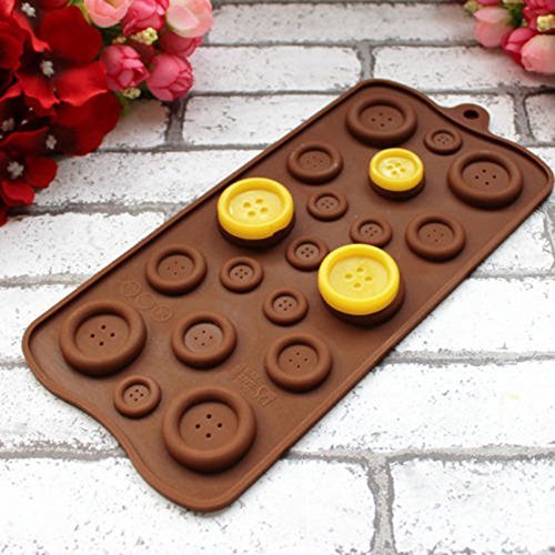 Lariy Muffin Baking Button Chocolate Mould Candy Cupcake Cake Bakeware XMAS Mold Tray N6