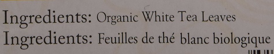 Uncle Les's Tea- Organic White Tea, premium organic White Tea in Tea Bags 100ct N4