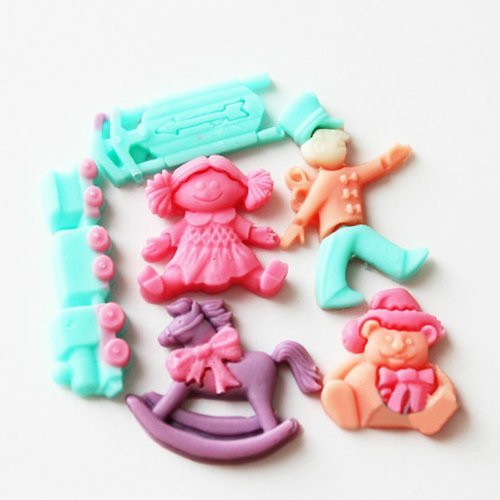"Puppet Cartoon Silicon Fondant Cake Mould Mold Decorating Tools" shopping N5
