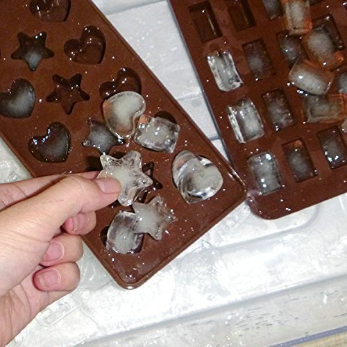 DreamHank Silicone Candy Chocolate Pastry Making Molds Cake Baking Mold Baking Tray Cute Shapes for Making Homemade...