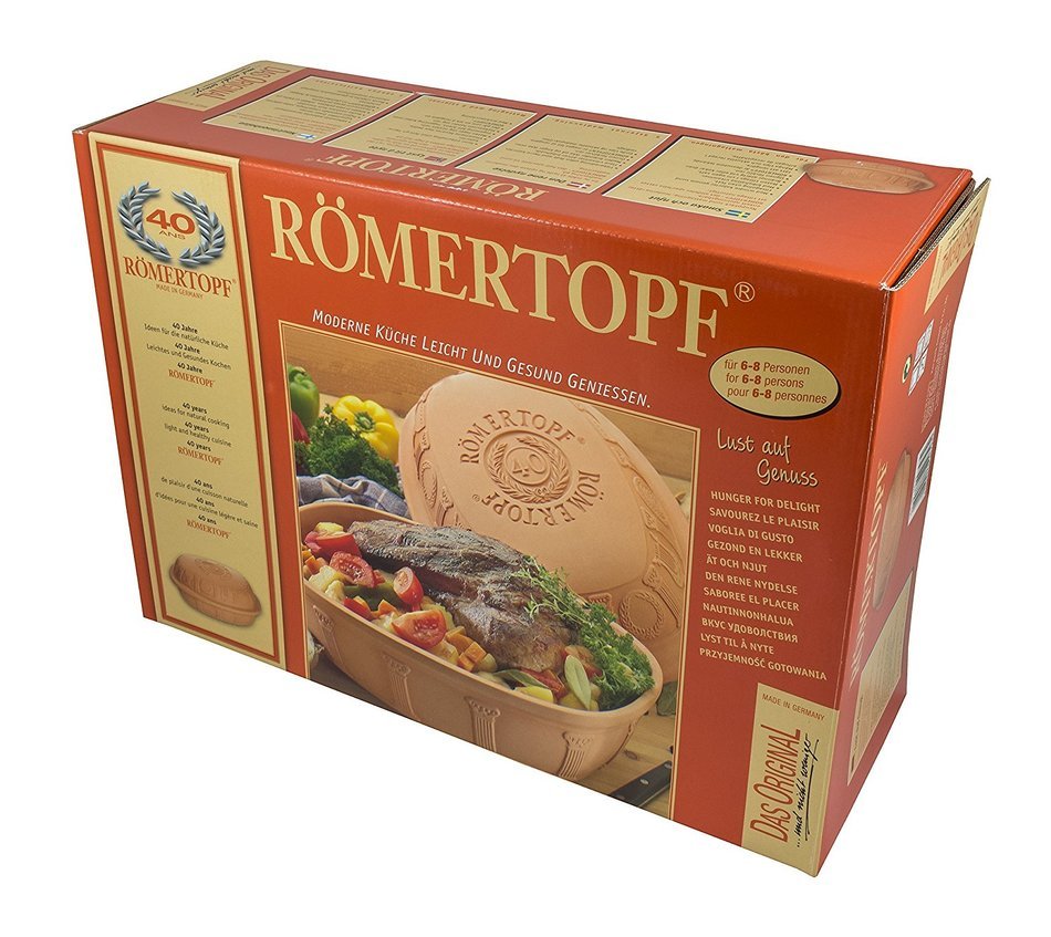 R&ouml;mertopf 14005 Clay Cooker 4-6 People MADE IN GERMANY N6