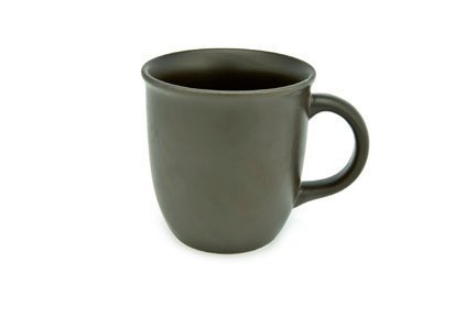 Polish Pottery Brown Glaze Coffee Mug