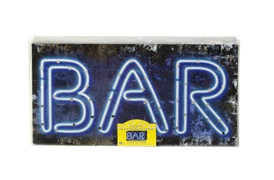 Talking Tables Party Illuminations Bar Sign with 40 Led Lights, Multicolor N3