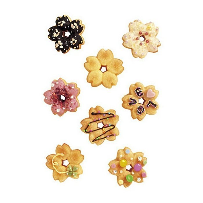 Astra shop Nonstick Silicone Donut Pan Sakura Savarin Baking Bundt Cake Flower Chocolate Mold N2