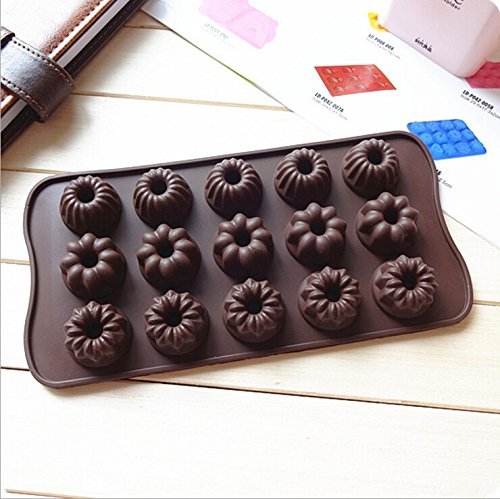 15 Flowers Shape Diy Silicone Cake Mold Ice Chocolate Decorating Mould Kitchen Cooking Bakware Tools