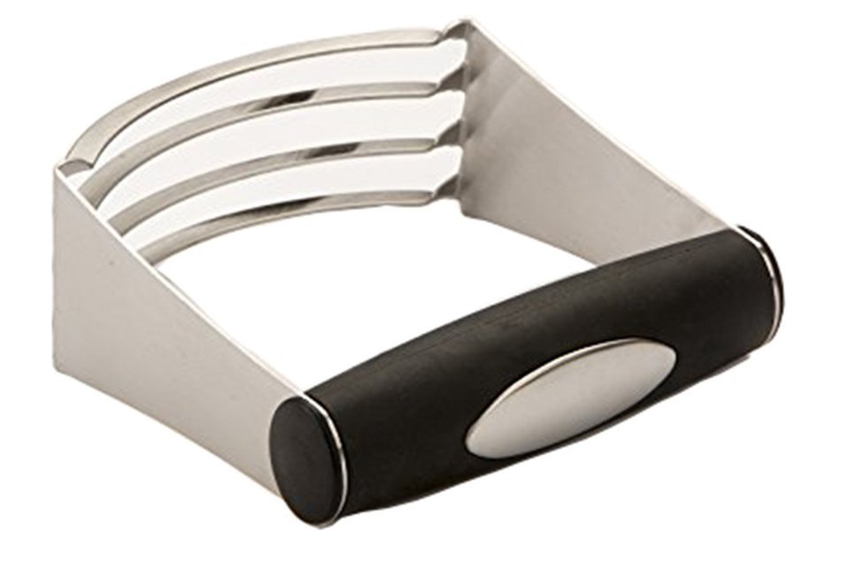 Hi-Luck Pastry Cutter Stainless Steel - Professional Baking Dough Blender with Blades & Soft Rubber Grip N2
