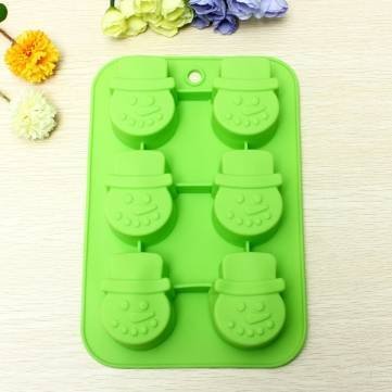 Christmas Snowman Fondant Cake Mold Silicone Chocolate Mold