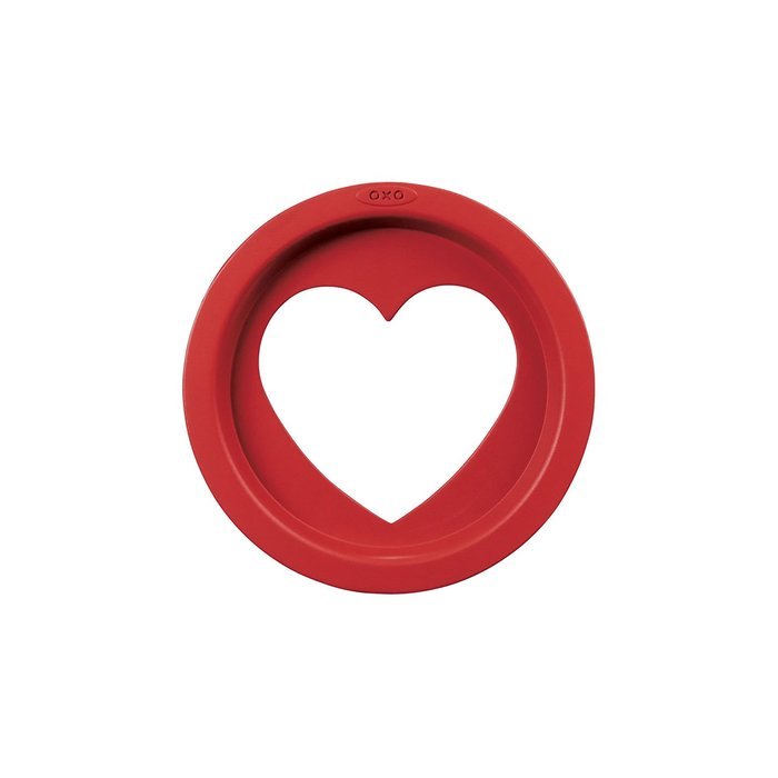OXO Good Grips 3 Piece Basic Nesting Cookie Cutter Set (Includes: Biscuit Cutter, Star and Heart shapes) N5
