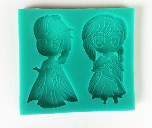 Anyana Silicone Fondant Mold Chocolate Cake Decorating Tool Olaf Elsa Anna Cupcake N4