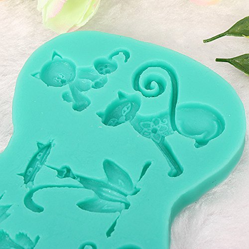 "3D Silicone Cat Shape Cake Mold Fondant Cake Decoration" shopping N7