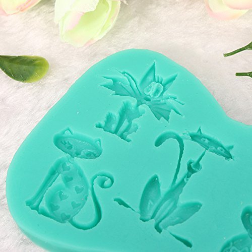 "3D Silicone Cat Shape Cake Mold Fondant Cake Decoration" shopping N8