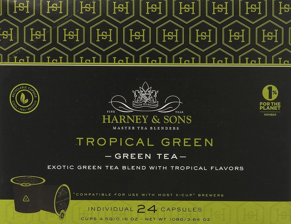Harney and Sons Tropical Green Tea Capsules, 24 Count N3