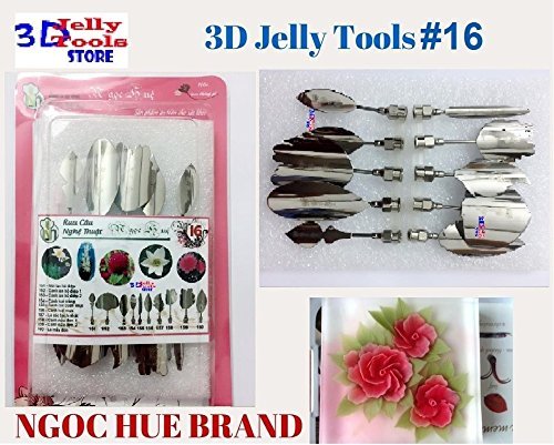 3D Gelatin Art Tools - Type 16 - 3D Jelly Cake Tools - 10 pcs/set - NEW