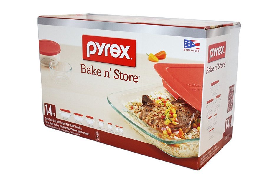 World Kitchen Pyrex Bake 'n Store 14 Piece Food Storage Set