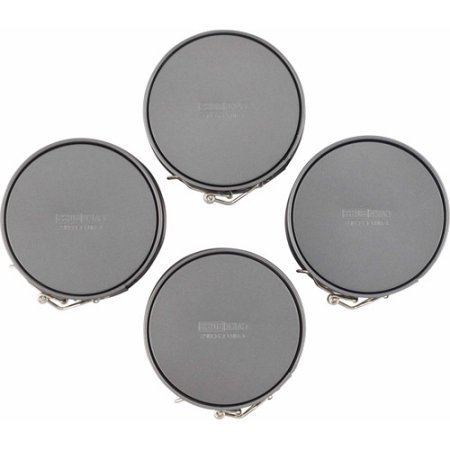 Cake Boss Novelty Bakeware 4-Piece Nonstick Mini Springform Pan Set, Gray N3
