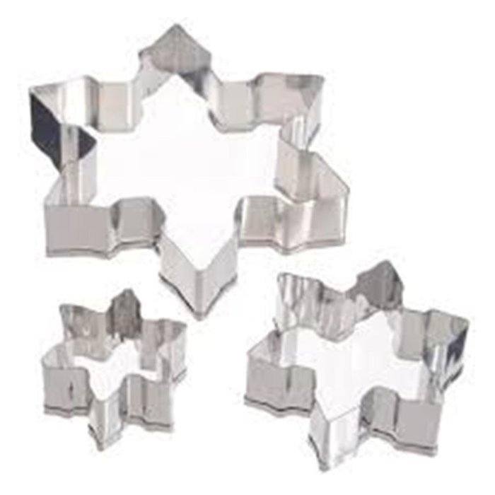 Cake & Cookie Cutters Stainless Steel Snowflake Cookie Cake Fondant Decoration Cutter Molds N3