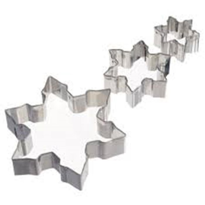 Cake & Cookie Cutters Stainless Steel Snowflake Cookie Cake Fondant Decoration Cutter Molds N4