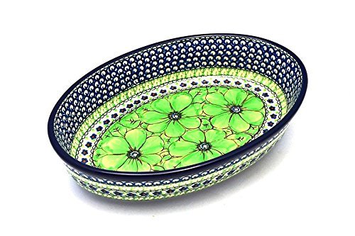 Polish Pottery Baker - Oval - Medium - Unikat Signature U408A