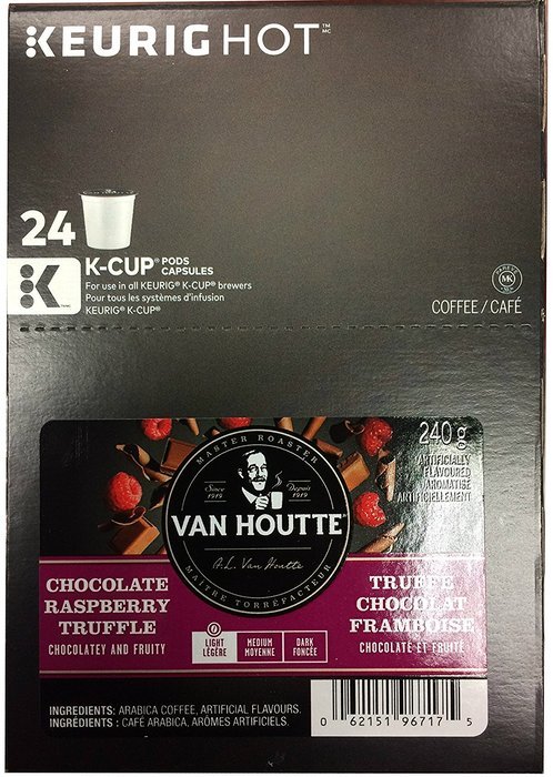 Van Houtte CHOCOLATE RASPBERRY TRUFFLE - 96 K-Cups for Keurig Brewers N4