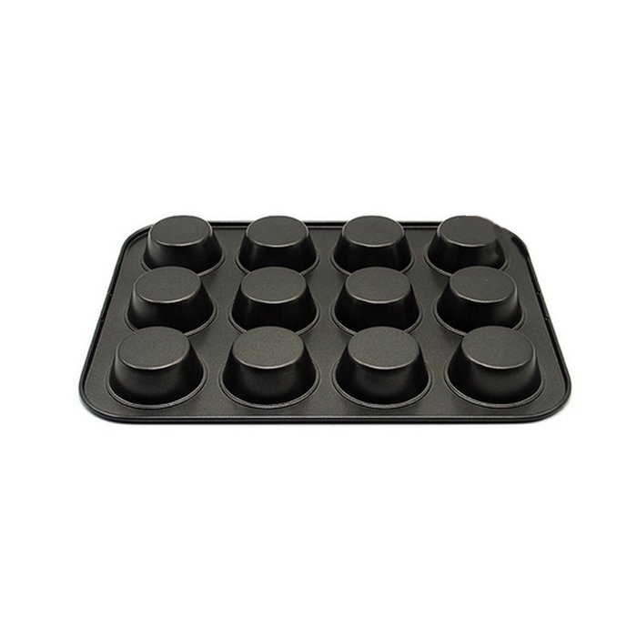 PYD 2PCS 12-Cup Non-Stick Baking Pan Tray Bakeware for Muffin Cakes Cupcakes Mold N4