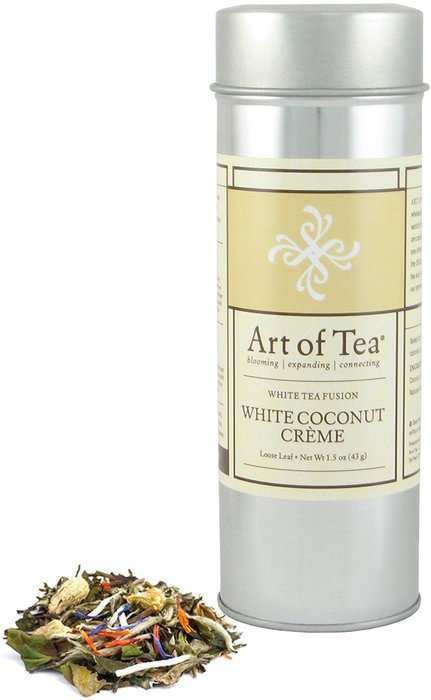 White Coconut Cr&egrave;me Organic White Loose Leaf Tea - 1.5oz Tin