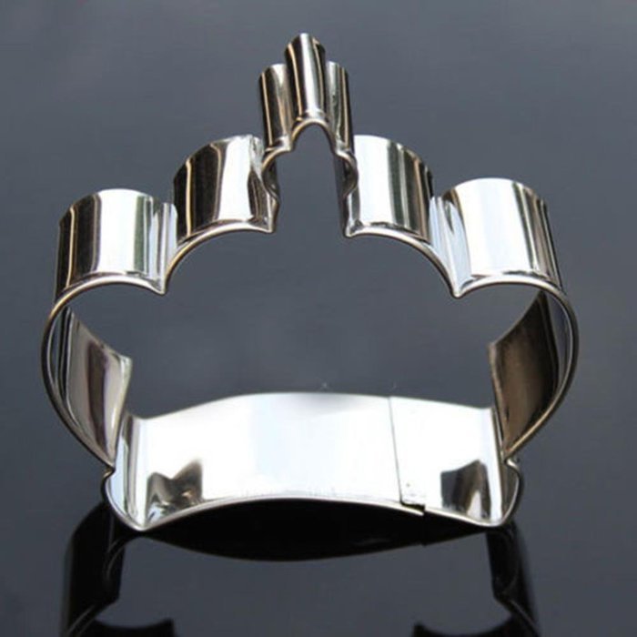 Cake & Cookie Cutters 3PCS Crown Party Special Baking Cookie Cutter Set N2