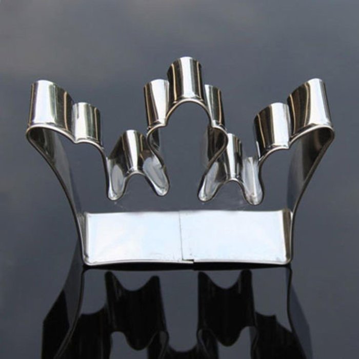 Cake & Cookie Cutters 3PCS Crown Party Special Baking Cookie Cutter Set N3