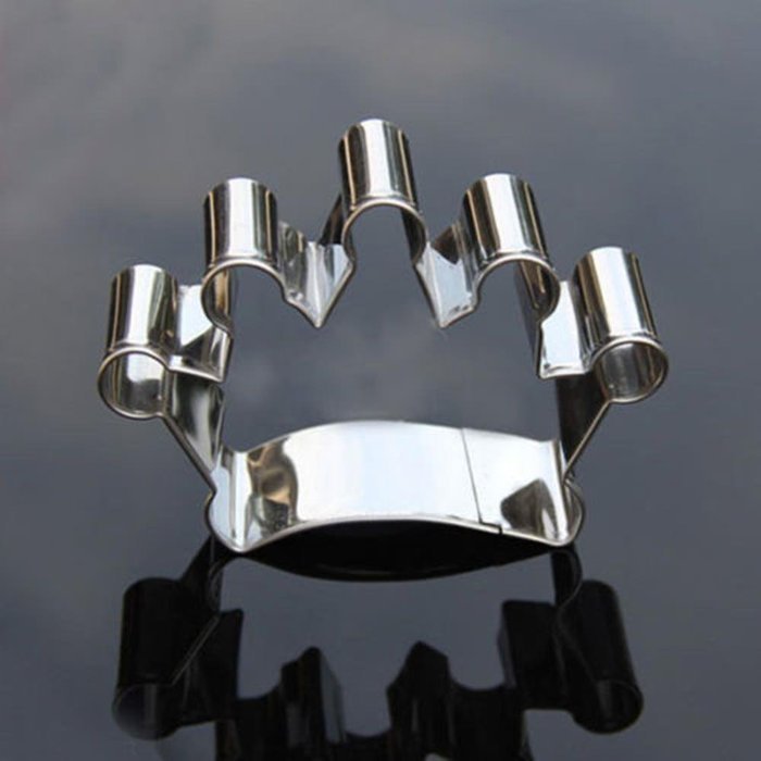 Cake & Cookie Cutters 3PCS Crown Party Special Baking Cookie Cutter Set N4