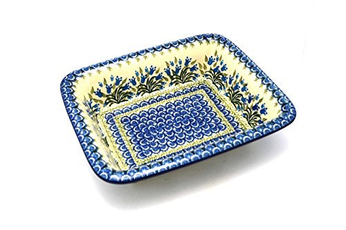 Polish Pottery Baker - Casserole - Blue Bells