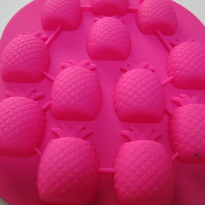 Lariy 12 Holes Creative Kitchen DIY Pineapple Chocolates Cakes Mold Silicone Mould N3