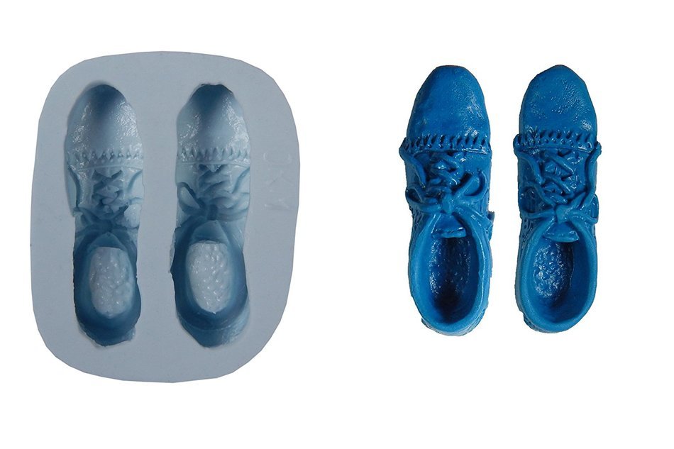OK- Molds silicone golf shoe cake decorating fondant gompaste supply M4719