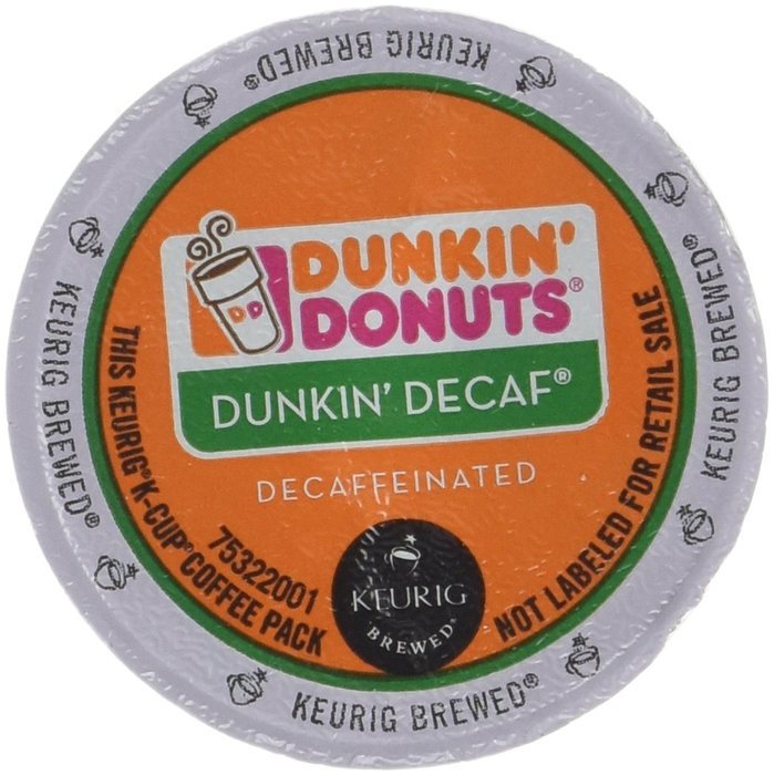 Dunkin Donuts Decaf Coffee K-Cups For Keurig K Cup Brewers (32 count)