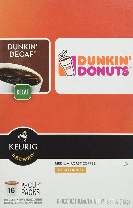 Dunkin Donuts Decaf Coffee K-Cups For Keurig K Cup Brewers (32 count) N6