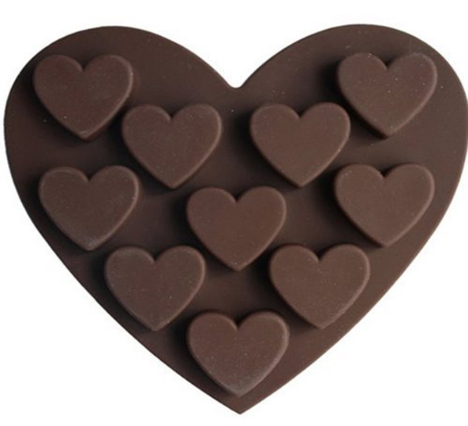Dealglad Heart Shaped 3D Silicone Cake Fondant Chocolate Pudding Ice Cube Soap Decorating Baking Tray Mold N2